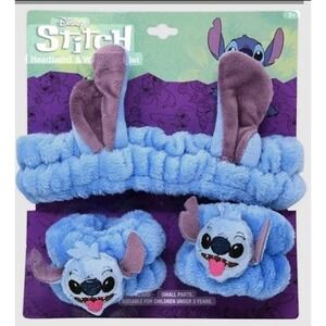 Disney Stitch Plush Headband & Wristband Set For Kids.